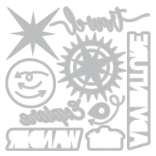 Sizzix Thinlits Die & Stamp Set By 49 & Market - Wanderlust Explorer